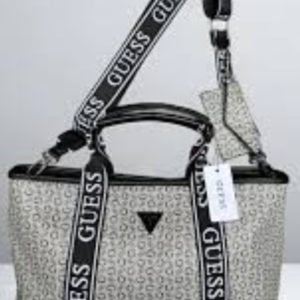Guess Monochrome Logo Tote